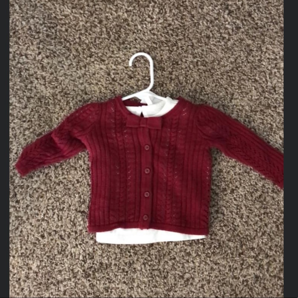 Janie and jack shirt with sweater